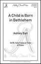 A Child is Born in Bethlehem SATB choral sheet music cover